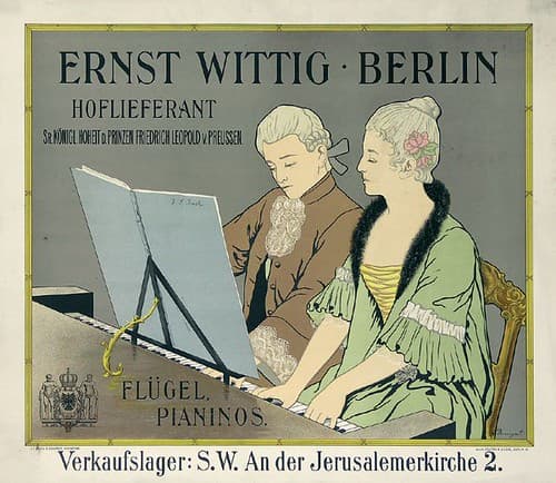 Ernst Wittig - Flügel, Pianos, Berlin (1905)