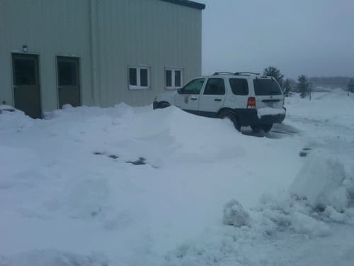 Hurricane Sandy snows at Canaan Valley National Wildlife Refuge (WV)