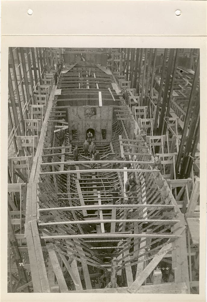 Boatbuilding, lutzen, minesweeper