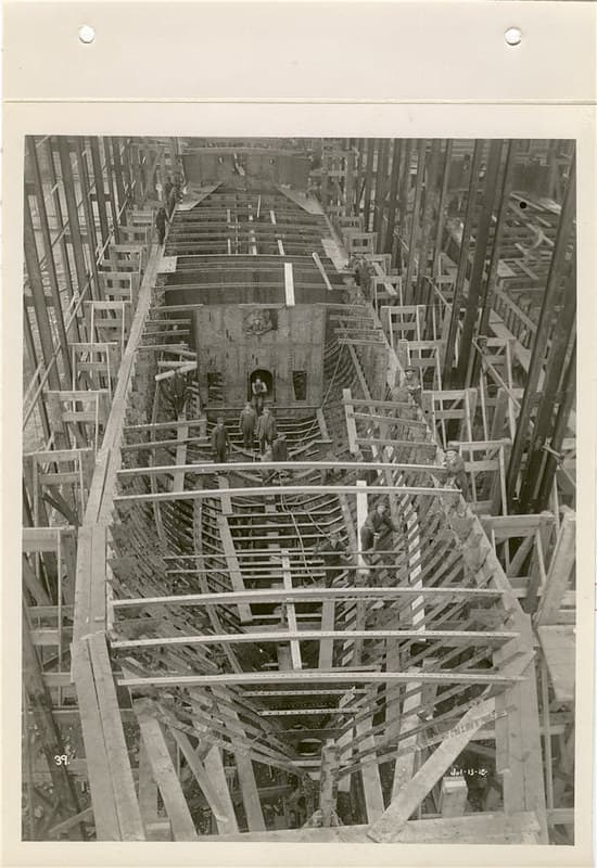 Boatbuilding, lutzen, minesweeper