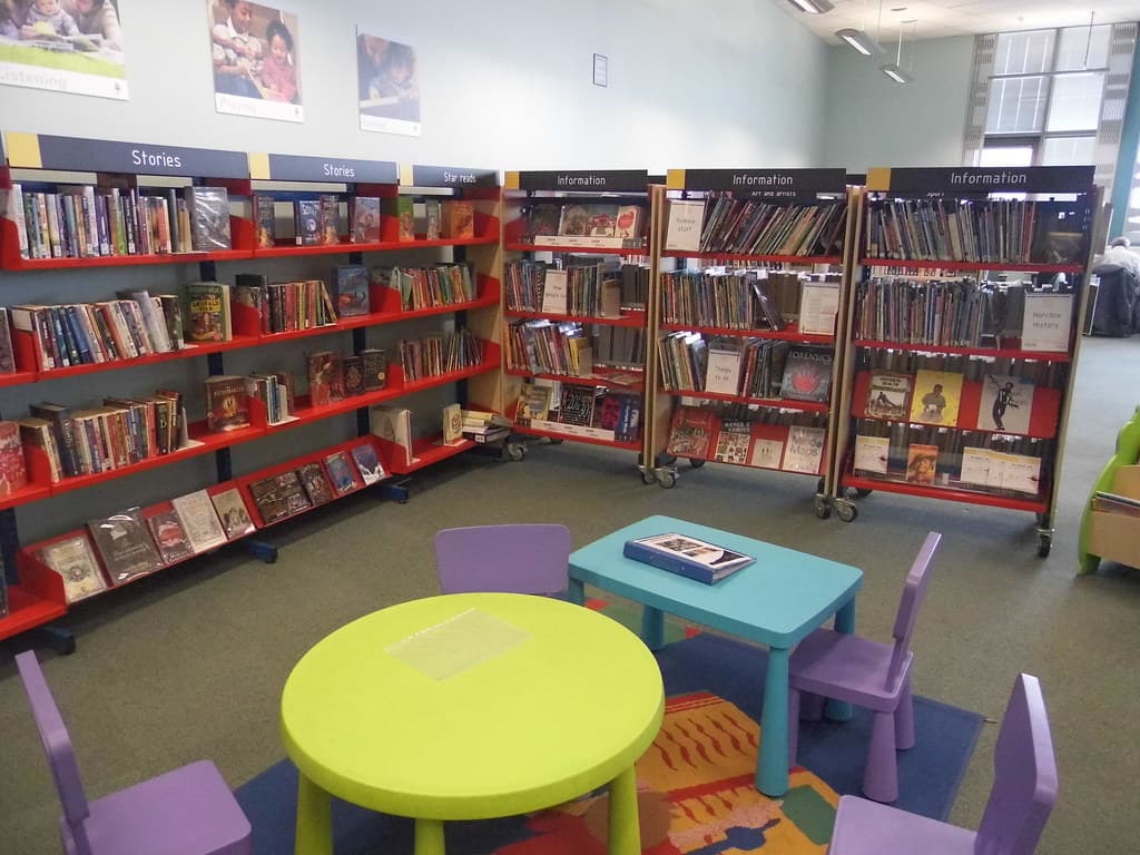 Outer West Library interior