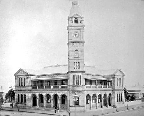Post and Telegraph Offices, Bundaberg, c 1890
