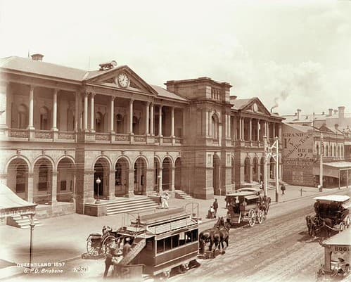 General Post Office, Queen Street, Brisbane, 1897