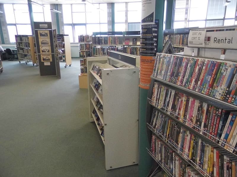 Outer West Library interior