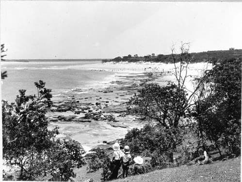 View of Beach at Caloundra, December 1930