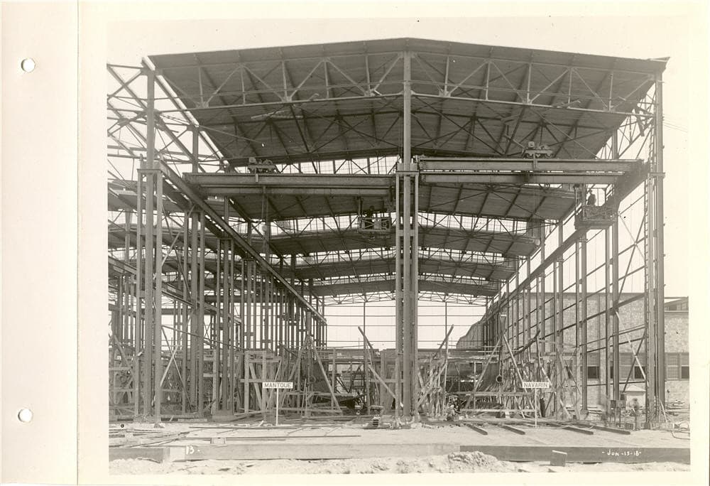 Boatbuilding, mantoue, minesweeper