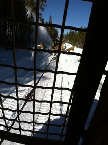 Plowing Norris to Canyon