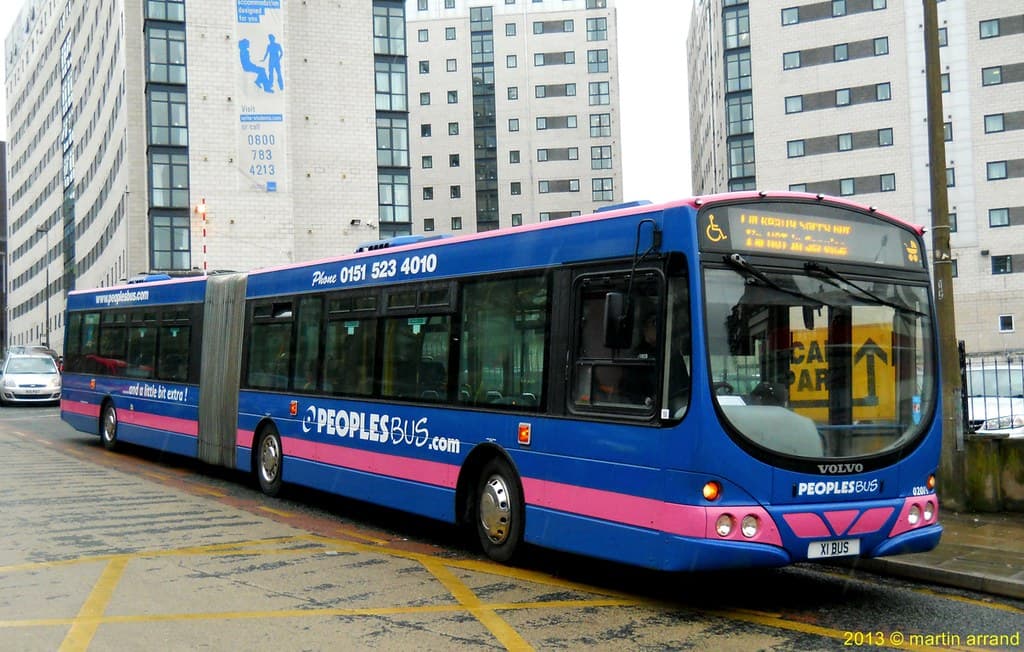 X1BUS peoples bus in liverpool