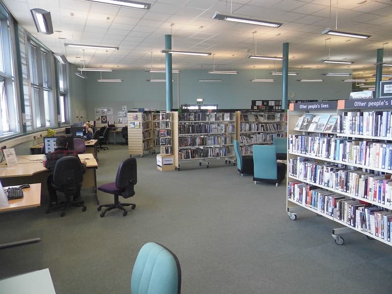 Outer West Library interior