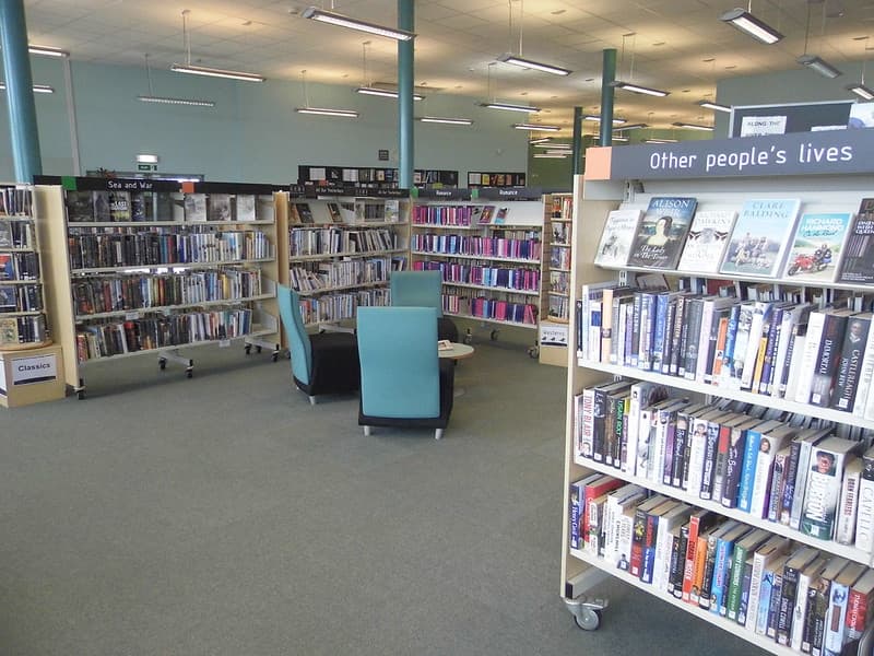 Outer West Library interior