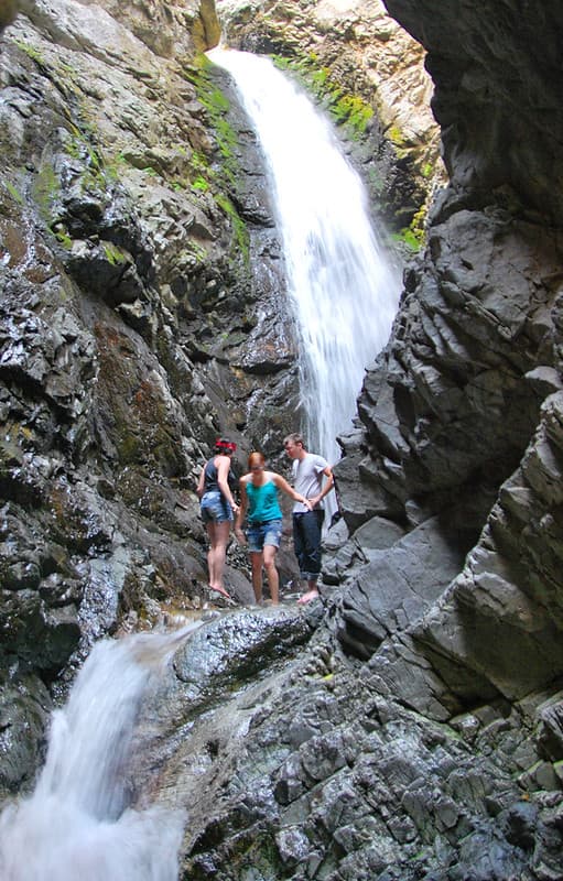 People at Zapata Falls