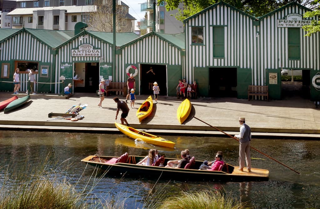 Antigua Boat Sheds. Christchurch NZ