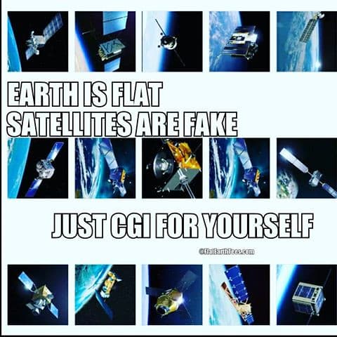 Earth Is Flat Satellites Are Fake