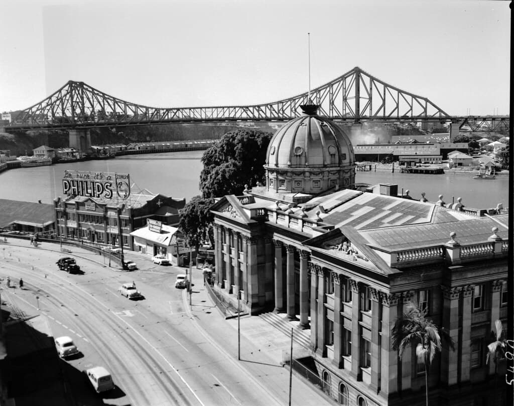 Brisbane's Customs House and Story Bridge