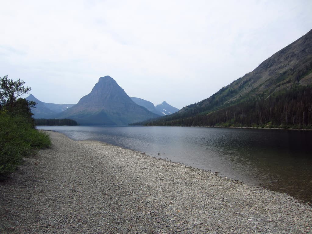 Two Medicine Lake Picnic Area Shoreline - 1