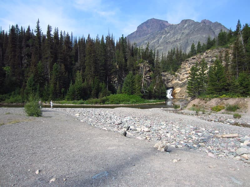 Glacier, montana, runningeaglefalls