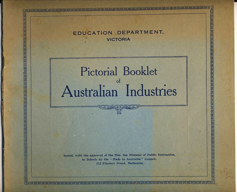 Pictorial Booklet of Australian Industries 1930s