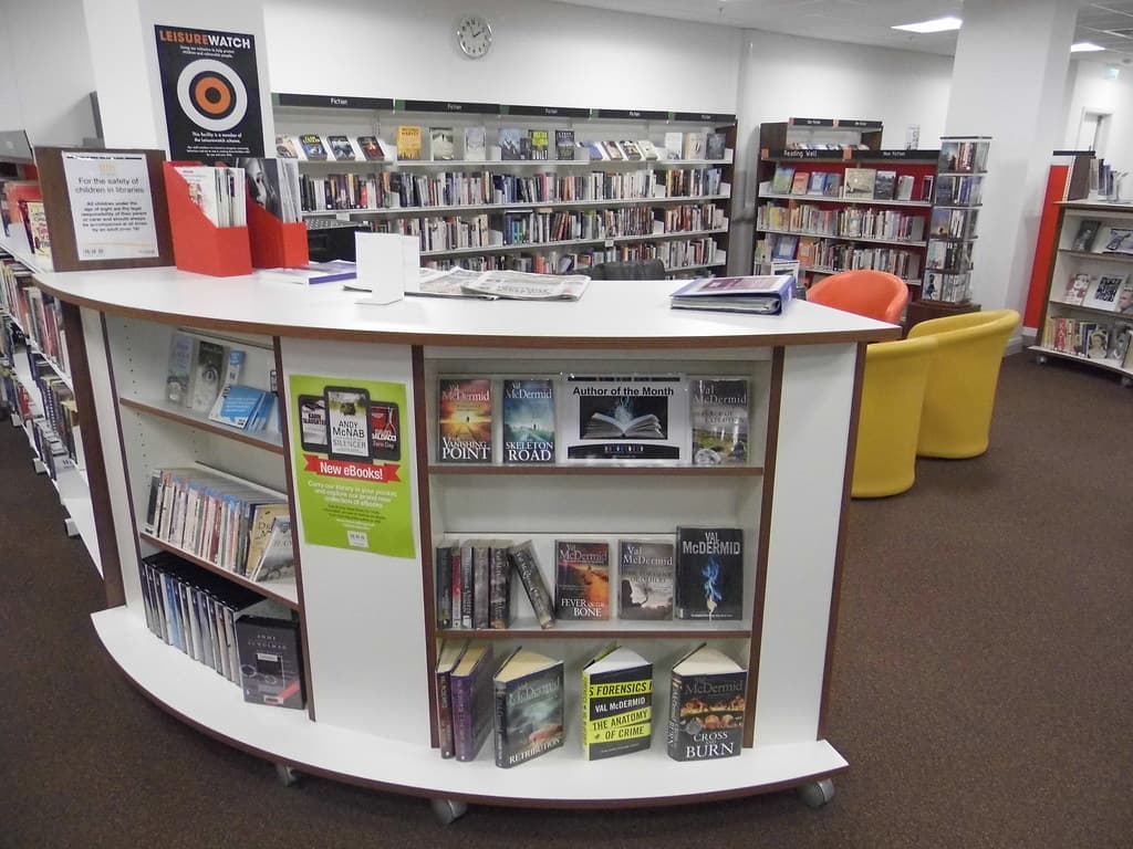 Cruddas Park Library interior