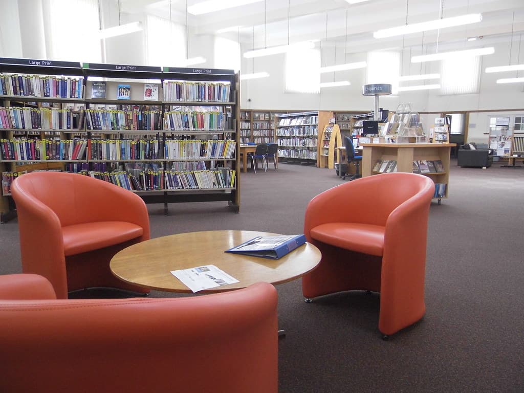 Fenham Library interior