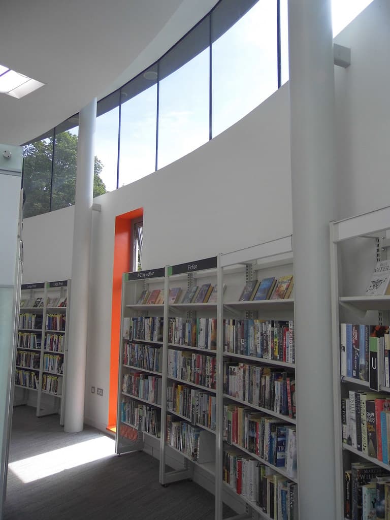 High Heaton Library interior