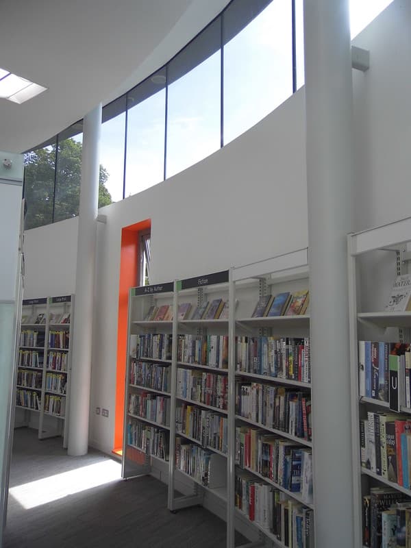 High Heaton Library interior