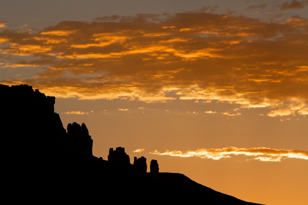 Sunset on the White Rim Road