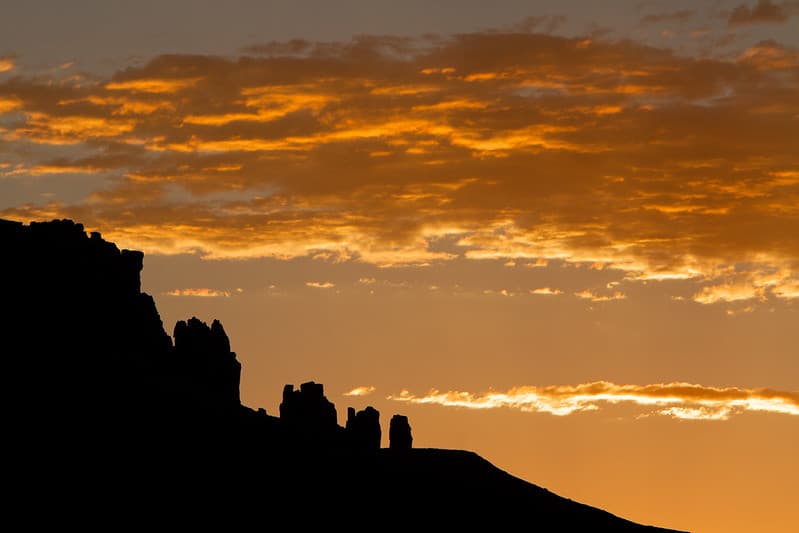 Sunset on the White Rim Road