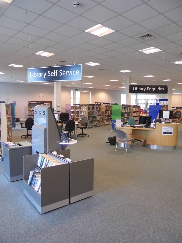West End Library interior