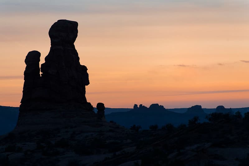 Relief: sunset near the Windows