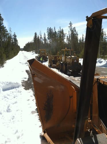 Plowing Norris to Canyon