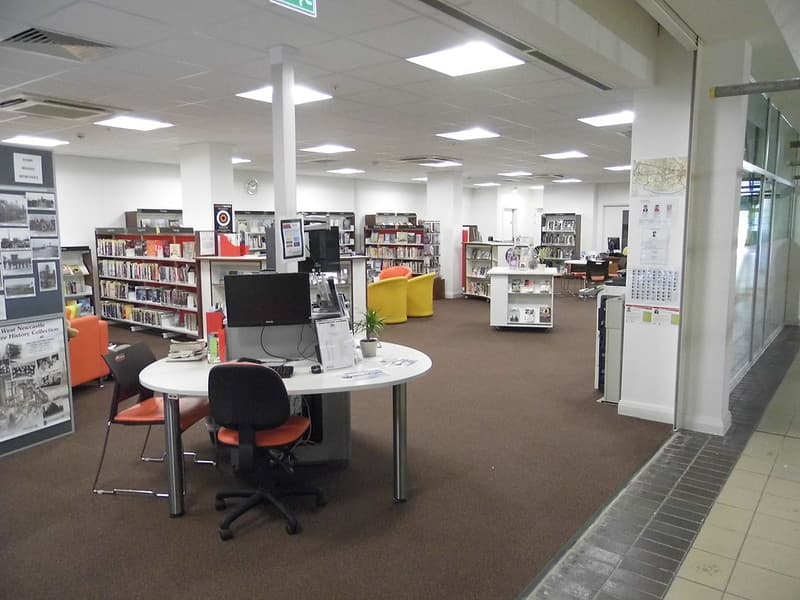 Cruddas Park Library interior