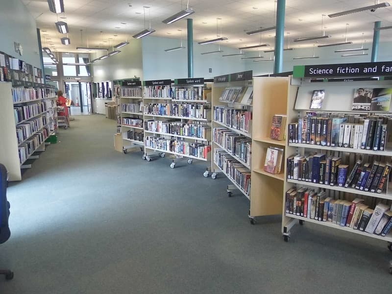Outer West Library interior