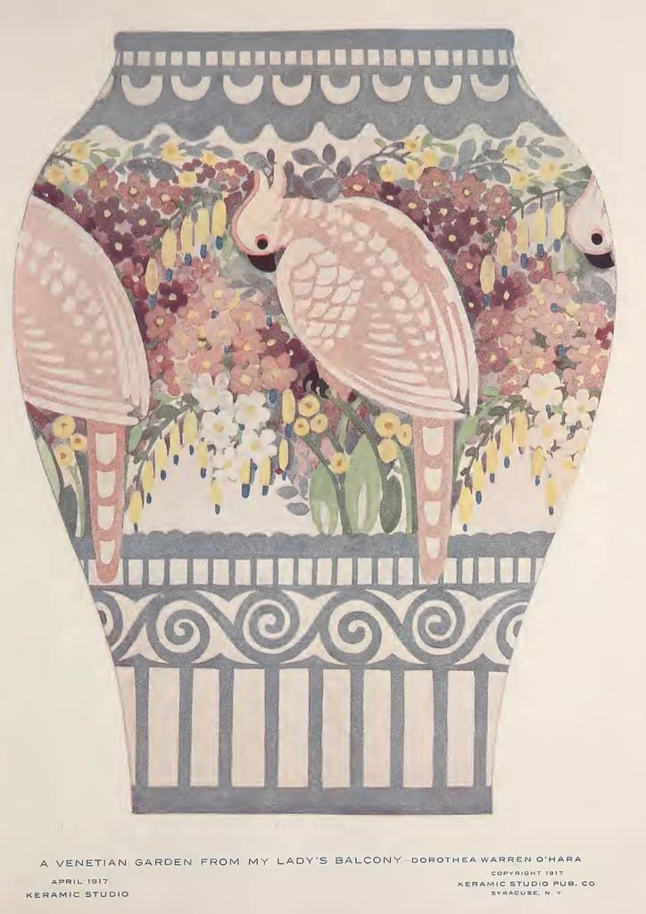 1917 Garden Vase Keramic Studio