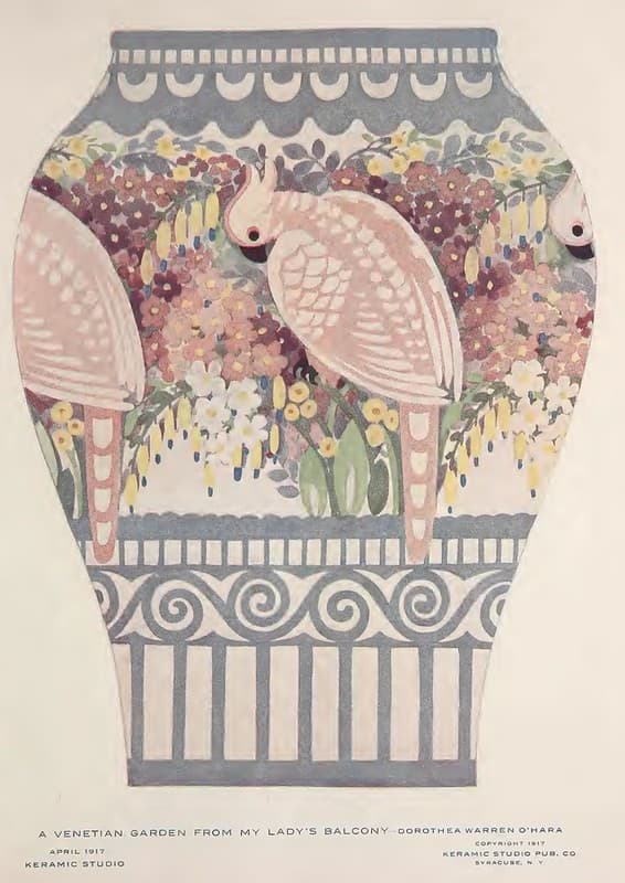 1917 Garden Vase Keramic Studio
