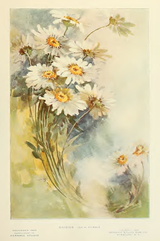 1908 Daisies Keramic Studio
