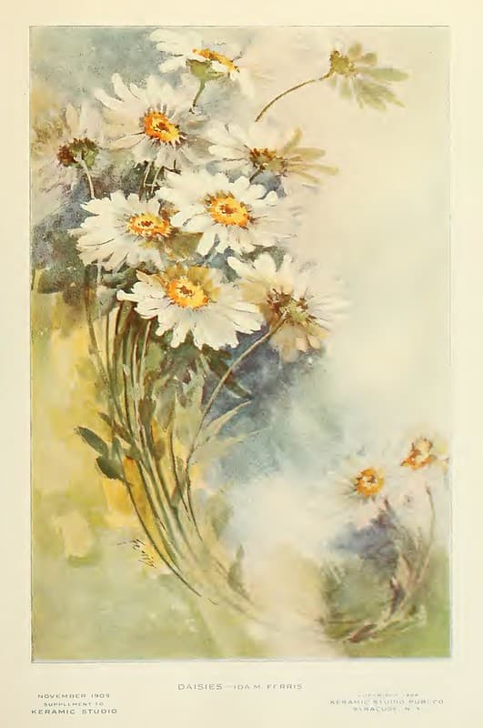 1908 Daisies Keramic Studio