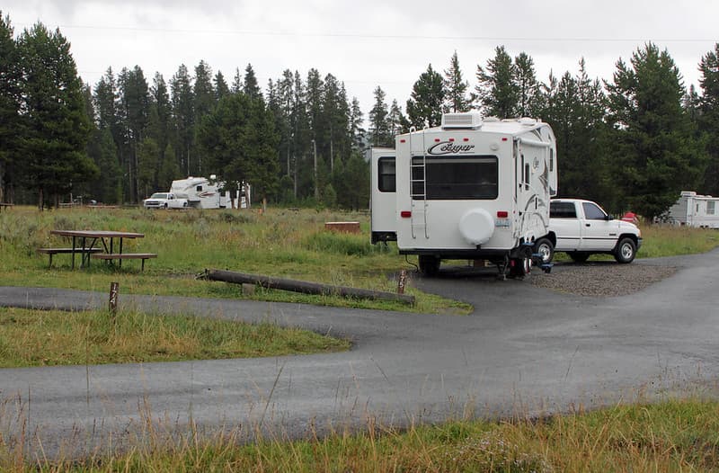 Bridge Bay Campground site