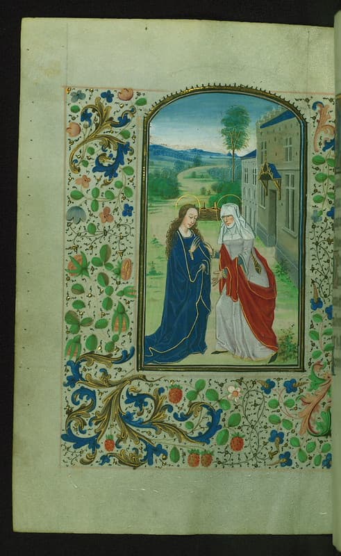Book of Hours, Visitation, Walters Manuscript W.279, fol. 52v
