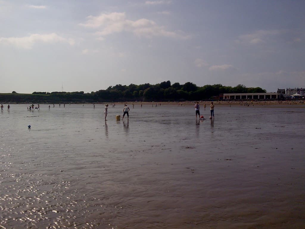 The beach
