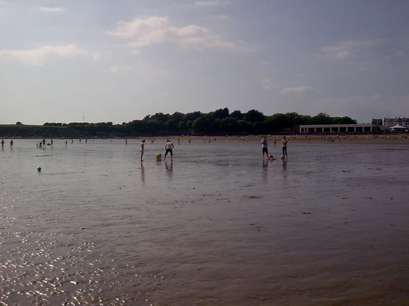 The beach