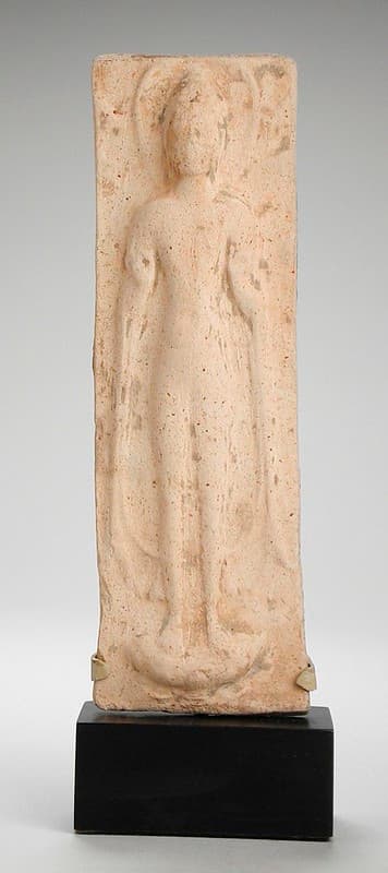 Votive Tablet with Buddha Shakyamuni LACMA M.87.278.20