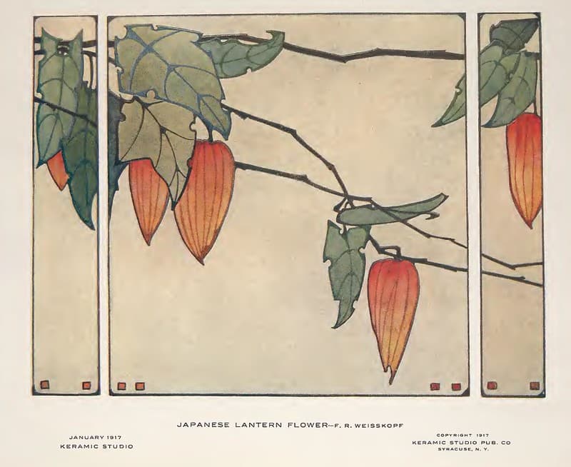 1917 Japanese Lantern Keramic Studio