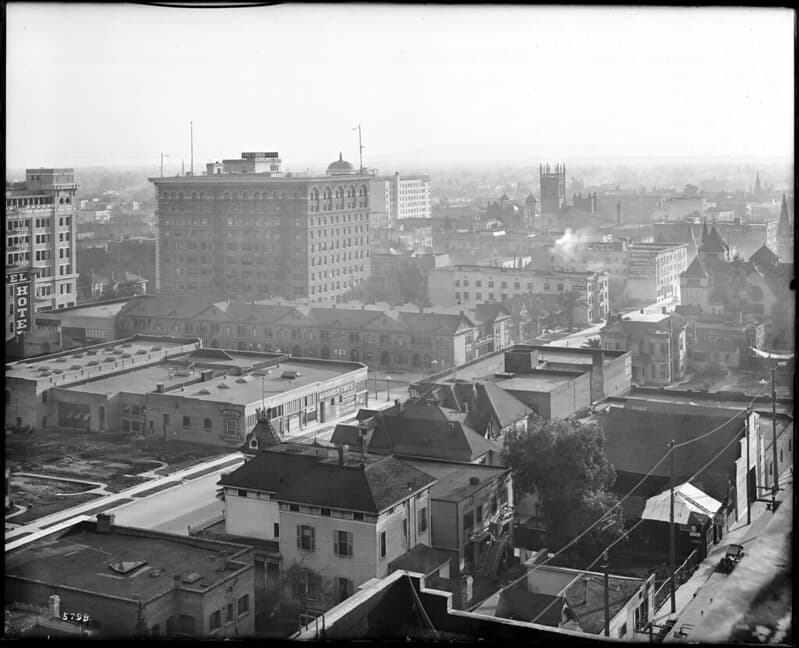 Downtownlosangeles, glassplatenegatives, losangelesinthes