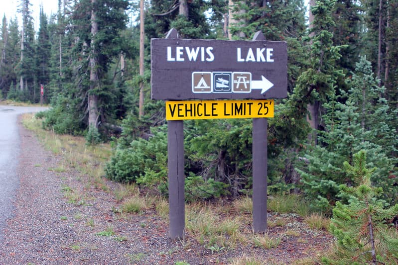 Lewis Lake: Camping, boat ramp, picnicing