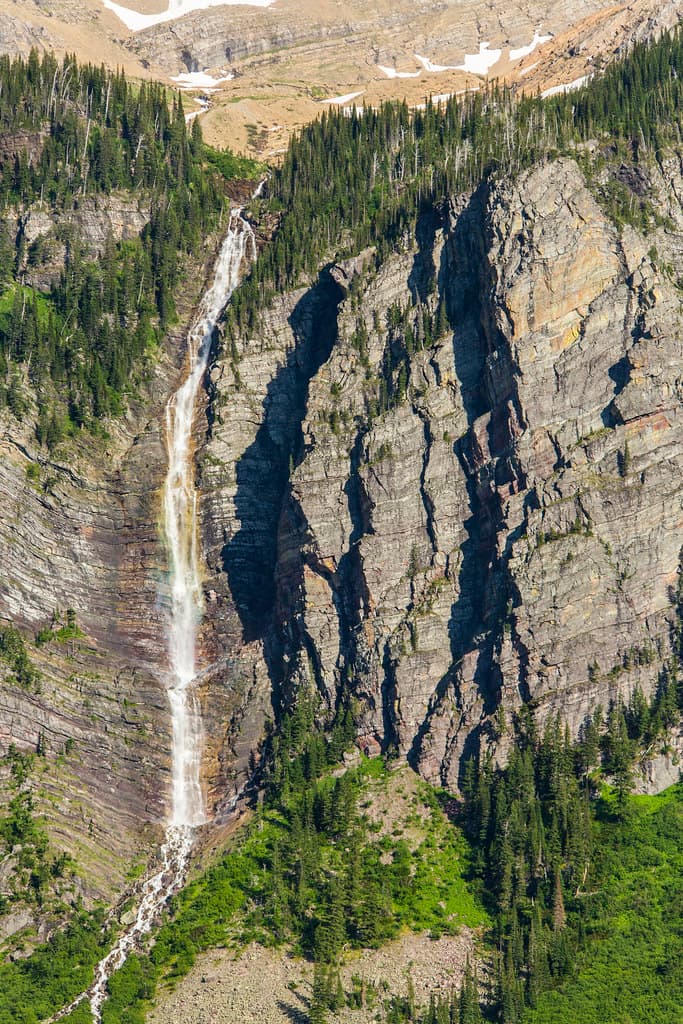 Waterfalls Above Avalanche Lake (2)