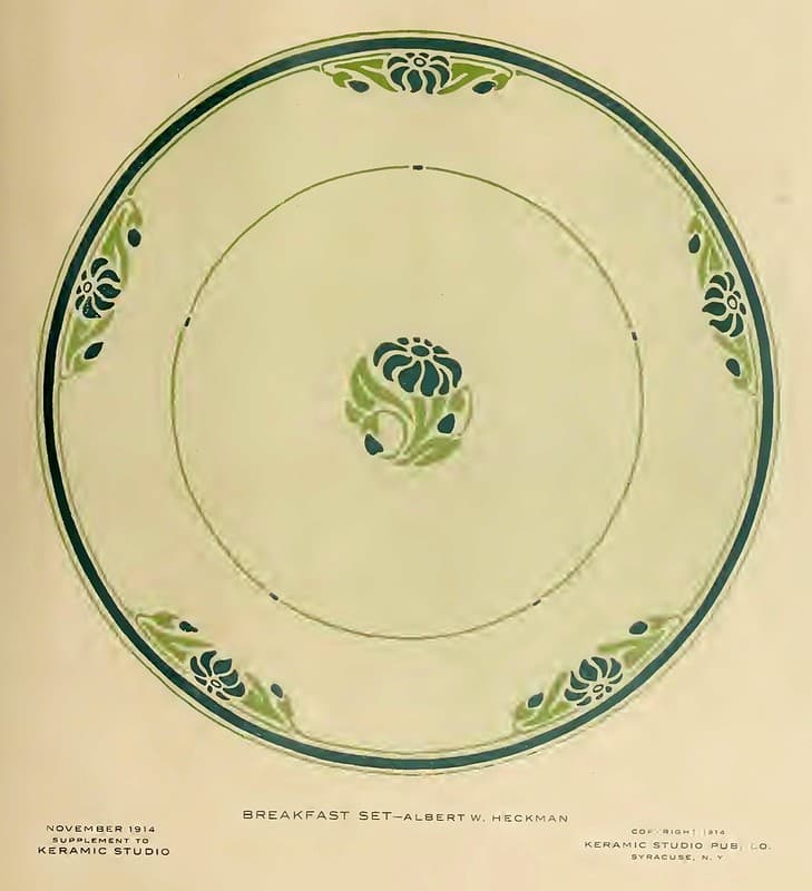 1914 Breakfast Set Keramic Studio