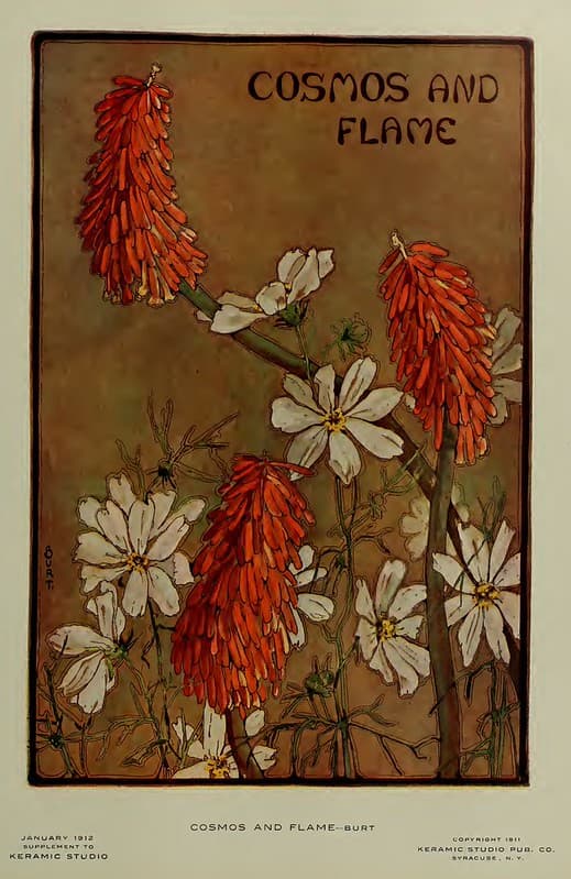 1912 Cosmos and Flame Keramic Studio