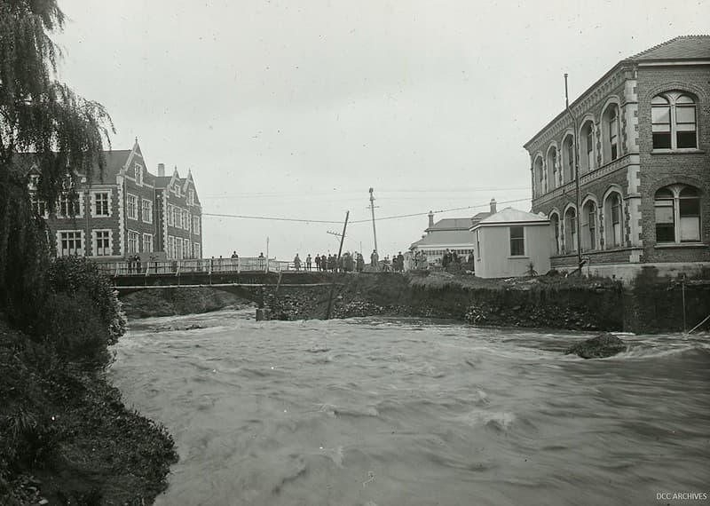 Dunedin, flood, historic
