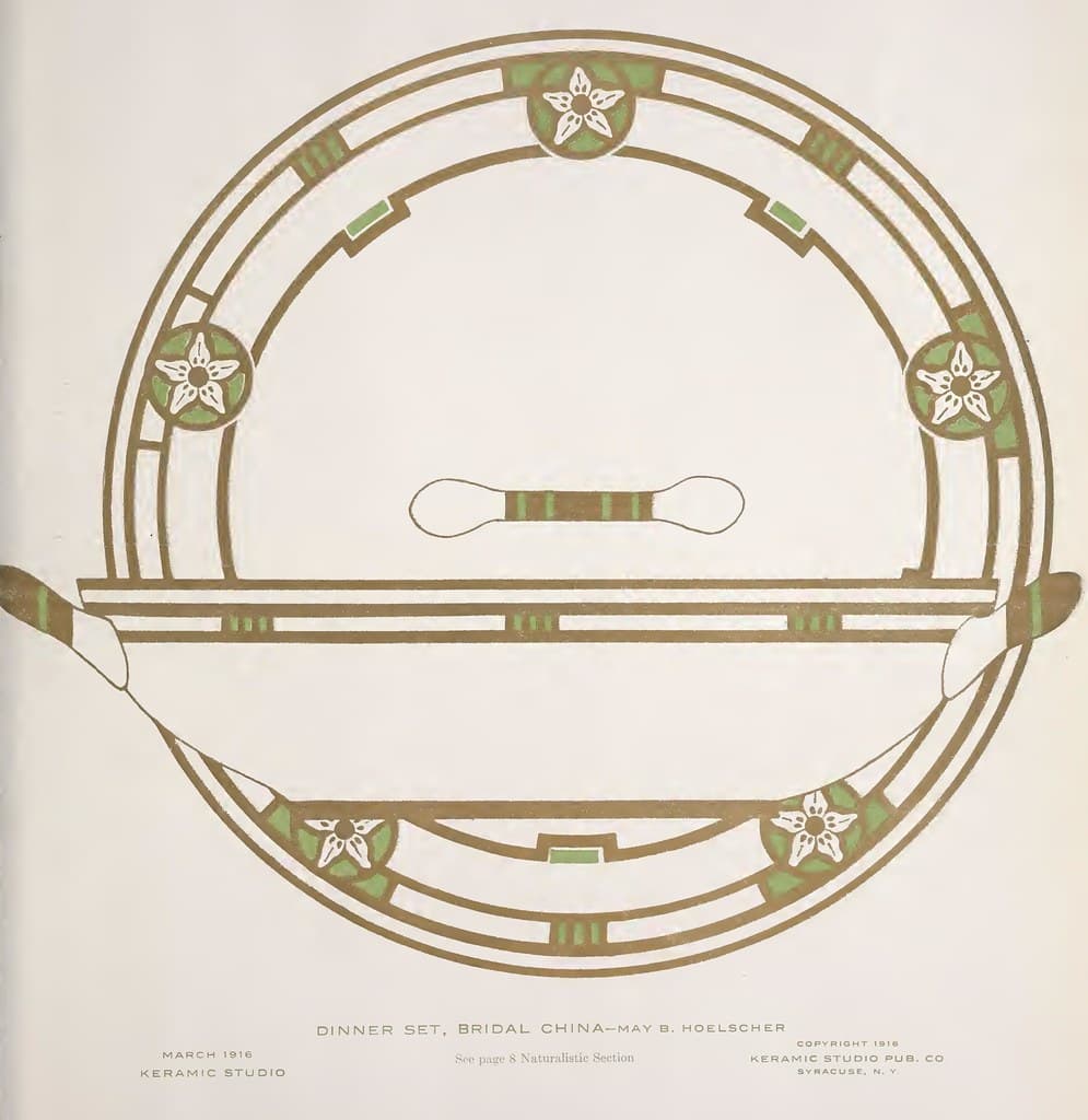 1916 Bridal China Keramic Studio