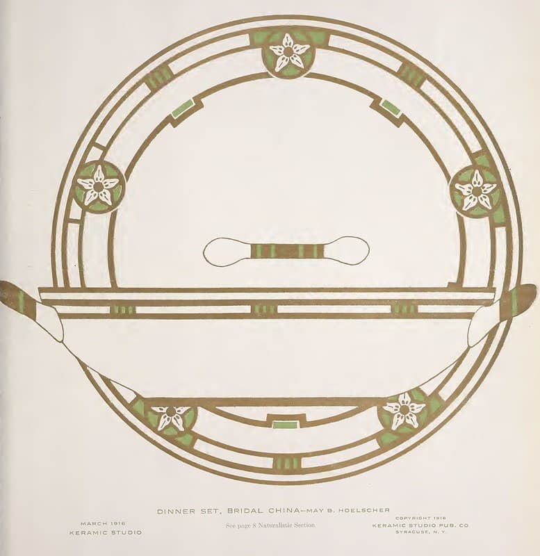 1916 Bridal China Keramic Studio